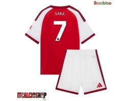 Arsenal Bukayo Saka #7 Prima Maglia Bambino 2026-27 Manica Corta (+ Pantaloni corti)